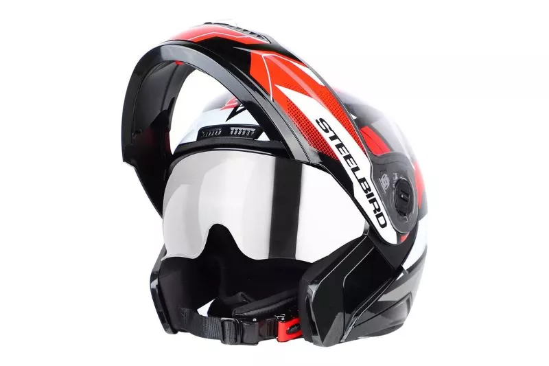 Steelbird SBA-7 Huracan Flip Up Helmet with Double Visor