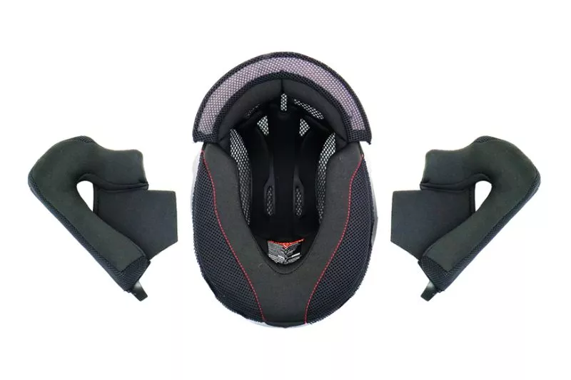 Cheek pads and interior liner