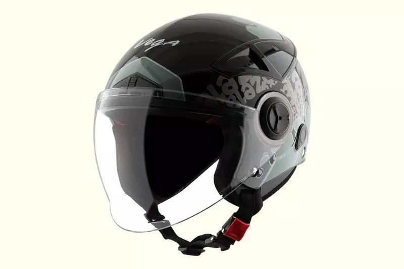 Open face helmets example