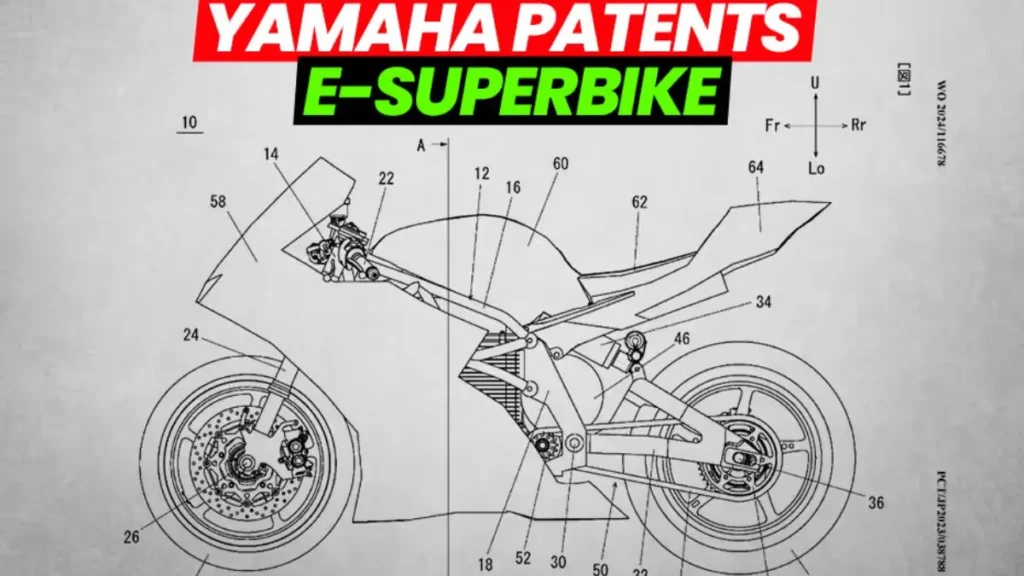 Yamaha Files Patent for Electric Superbike